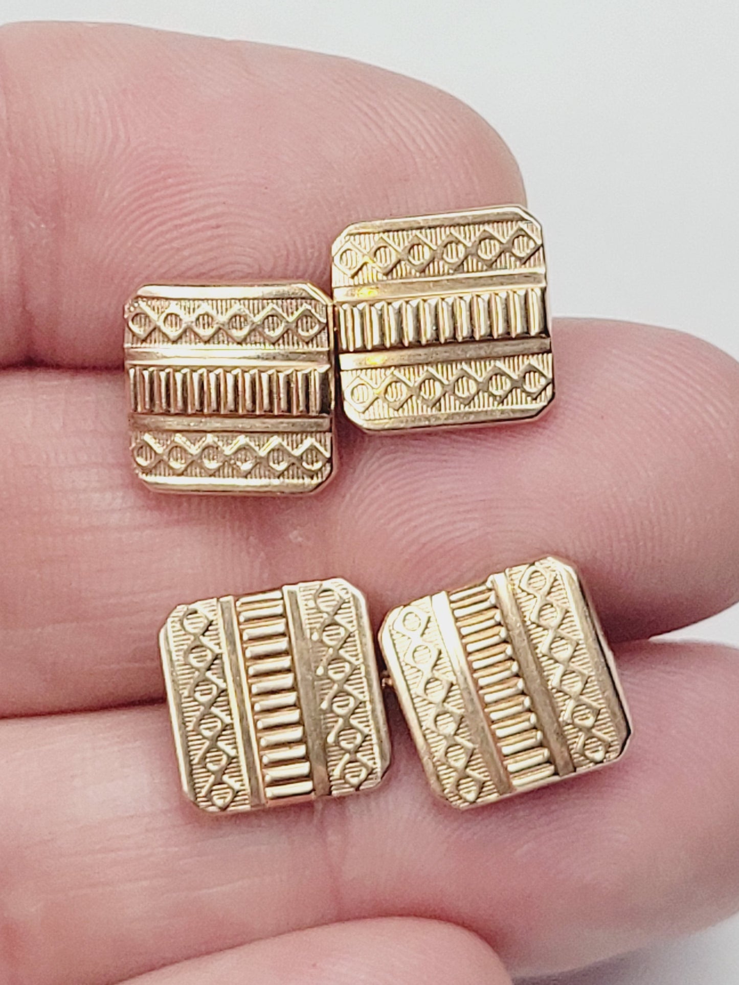 Pair of art deco cufflinks sku 9095
