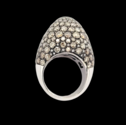 Pine cone cognac diamond dress ring
SKU: 8175