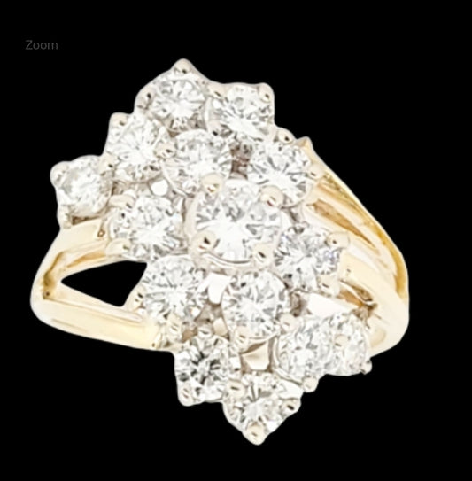 Vintage diamond cluster ring
SKU: 6924