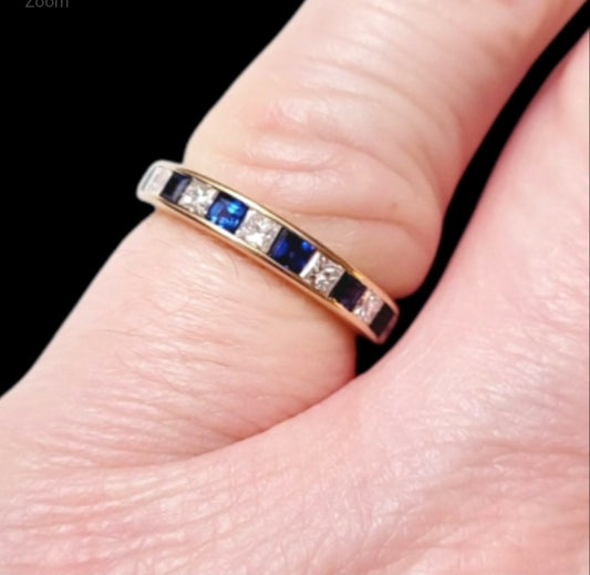 Garrards sapphire and diamond eternity ring.
SKU: 8038