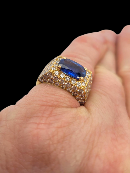Cool sapphire and diamond dress ring
SKU: 8112