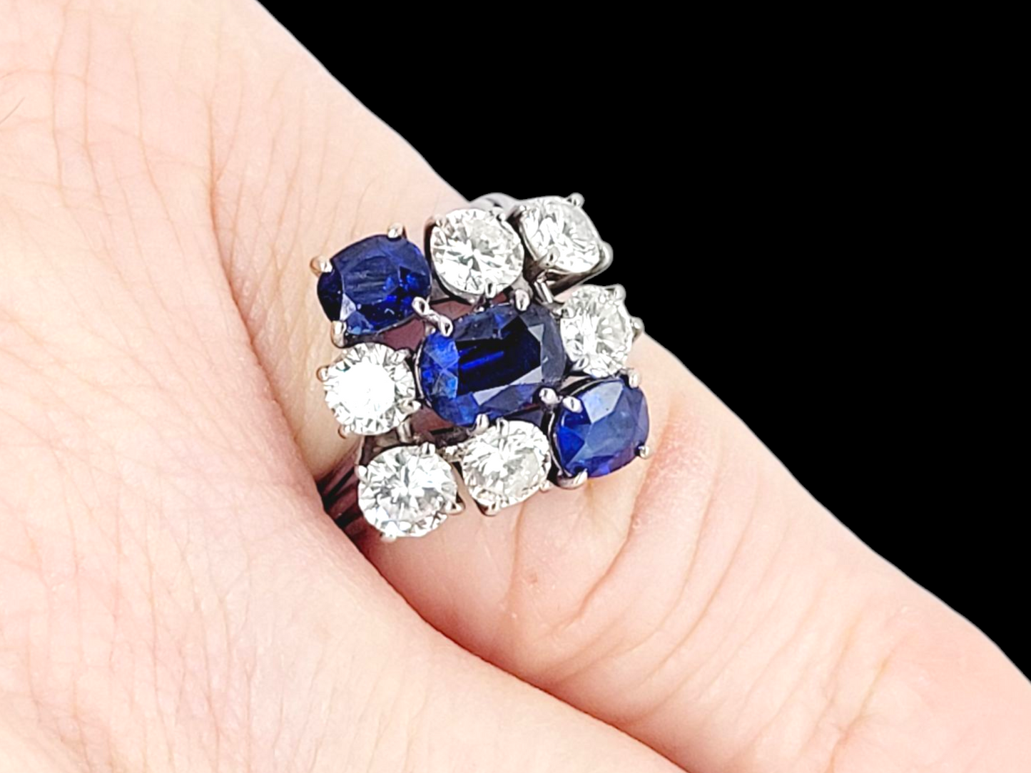 Vintage sapphire and diamond ring
SKU: 8113