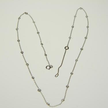 Spectacle Set Diamond Platinum Chain | DB Gems