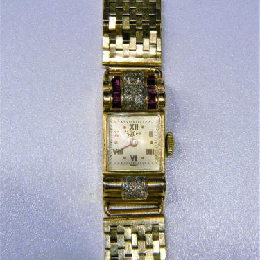 1940's 9ct gold Ladies Tank Watch | DB Gems