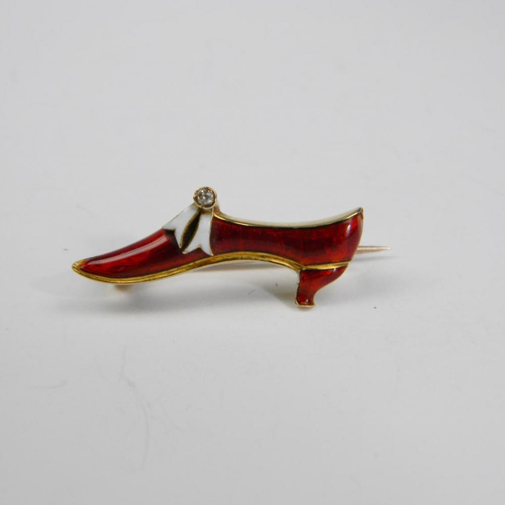 Brooch shoes deals