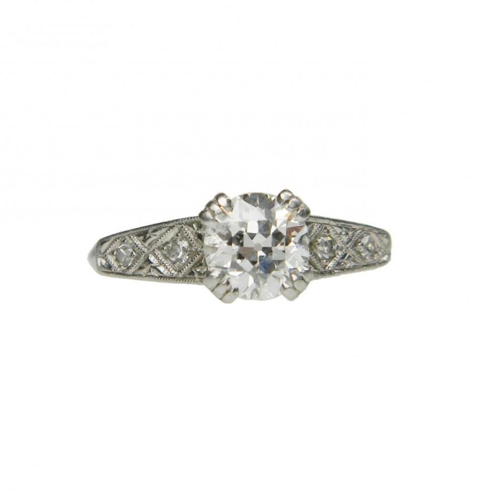 Old European Transitional Cut Diamond Ring | DB Gems