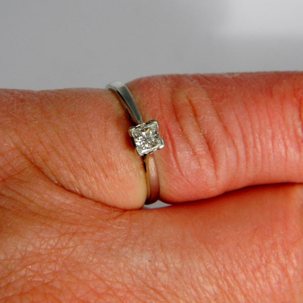 Quarter carat princess cut diamond ring new arrivals