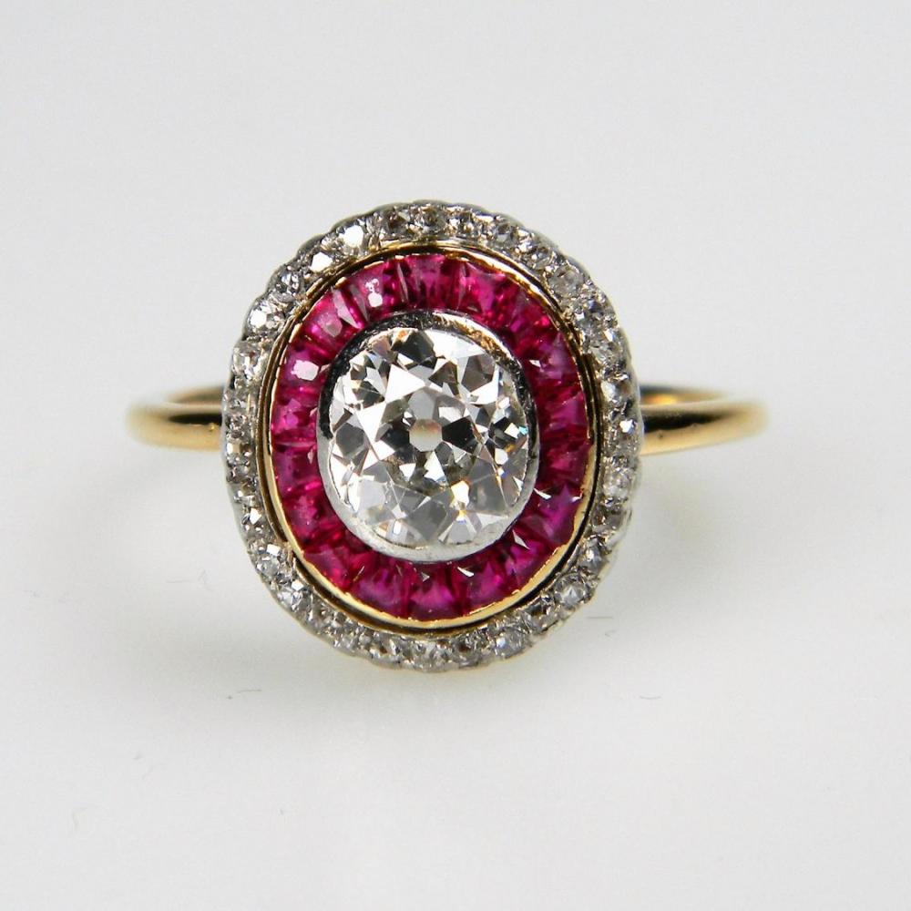 Target gold rings top