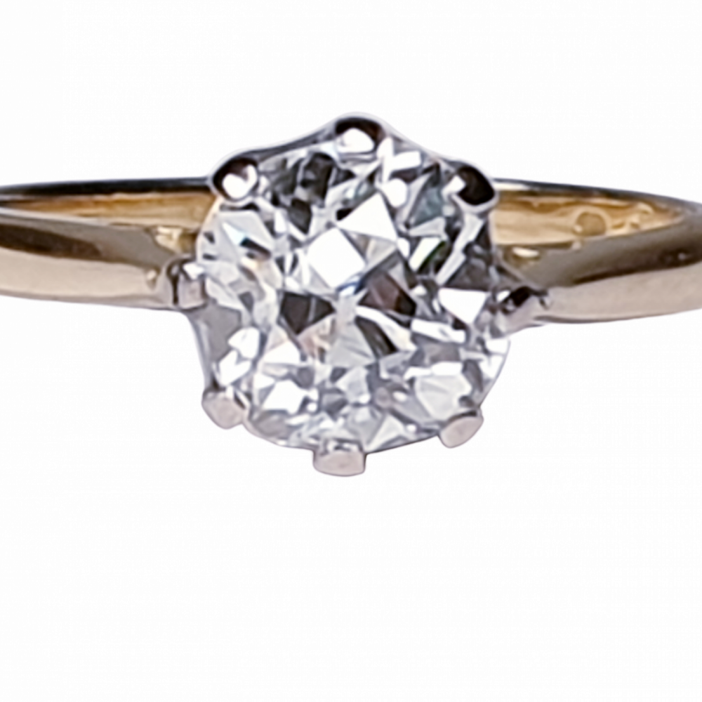1.56cts Cushion Cut Diamond Engagement Ring | DB Gems