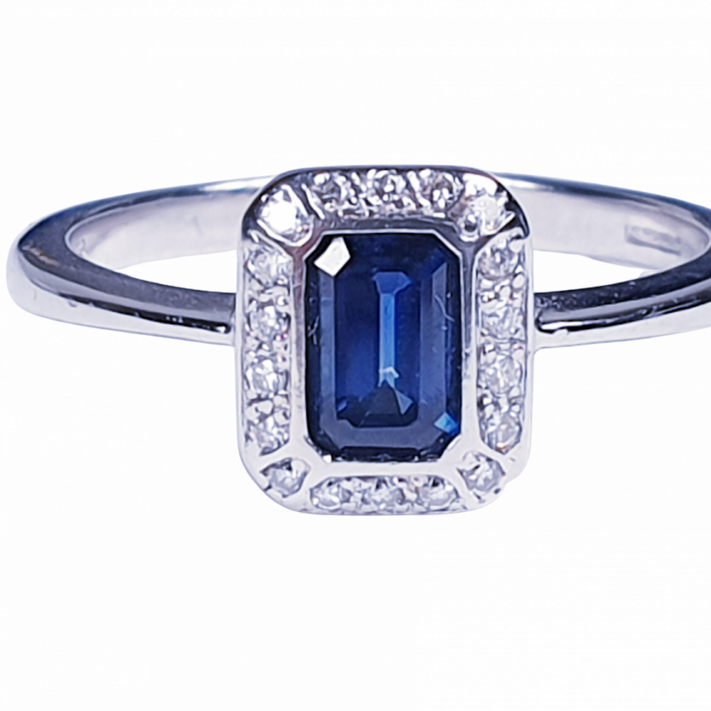 sapphire emerald cut engagement rings sapphire emerald cut engagement rings
