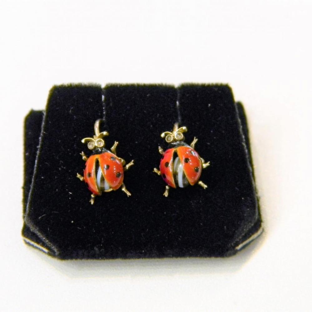Lady bird earrings store