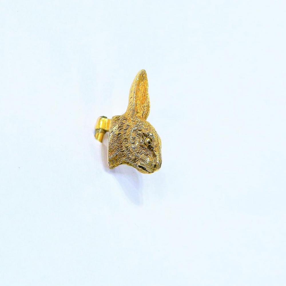 Antique 18ct Gold Hare Stickpin | DB Gems