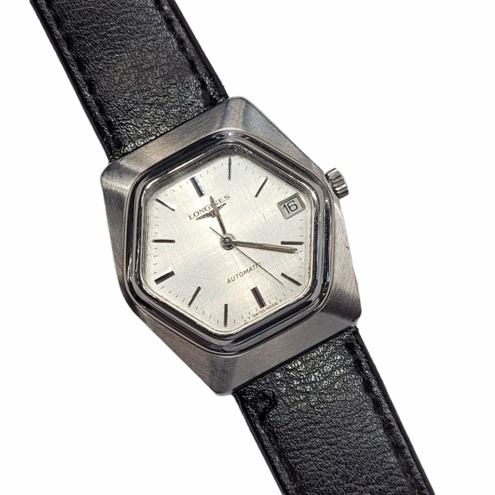 1960 s octagonal Longines Automatic wrist watch DB Gems